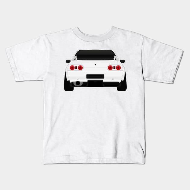 R32 rear White Kids T-Shirt by VENZ0LIC